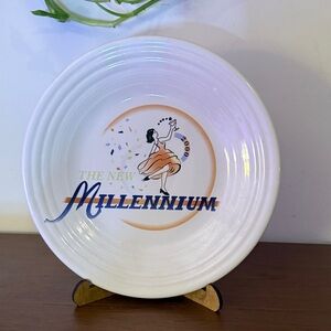 Fiestaware Millennium Lunch Plate Fiesta White Federated Dept Store Luncheon